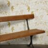 Highwire wallpaper by Daniel Heath in mustard colour with bench|Highwire wallpaper by Daniel Heath in mustard colour|Highwire wallpaper by Daniel Heath in grape colour with chair
