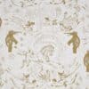 Hand Printed Highwire Wallpaper - Mustard - Image 2