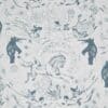 Hand Printed Highwire Wallpaper - Petrol - Image 2