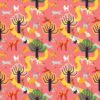 Dog Park Wallpaper - Pink - Image 2