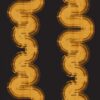 Graffiti Marker Wallpaper - Black & Gold - Image 2