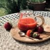 glass jug for cream with woven rattan handle|Curious Egg - Little Glass Coulis Jug